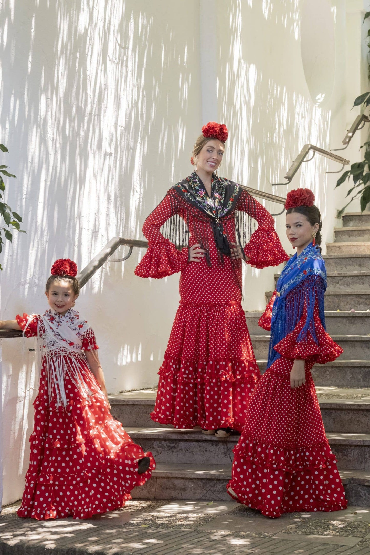 Spanish Flamenco Dress "Elegancia" in Red