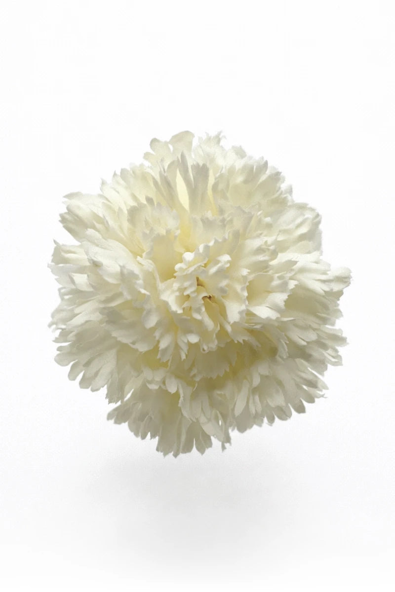 Ivory Flamenco Carnation Hair Flower
