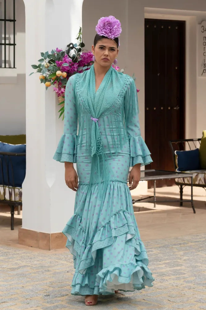 Castañuela Spanish Flamenco Dress