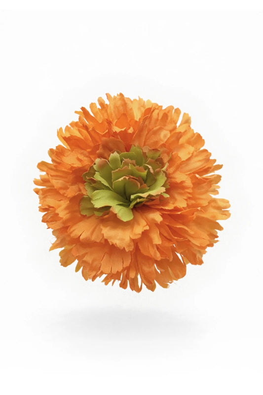 Orange Flamenco Carnation Hair Flower