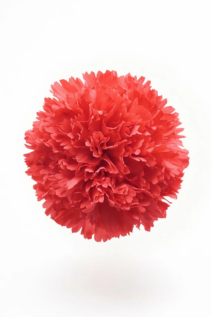 Red Flamenco Carnation Hair Flower