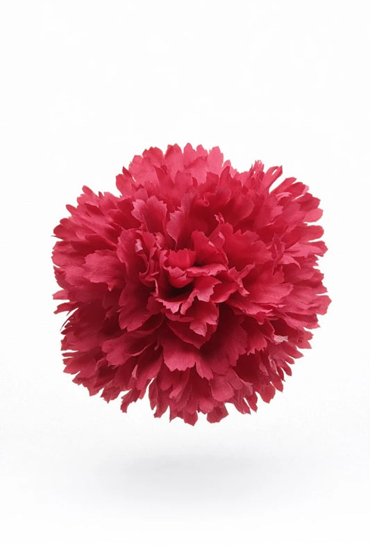 Fuchsia Flamenco Carnation Hair Flower