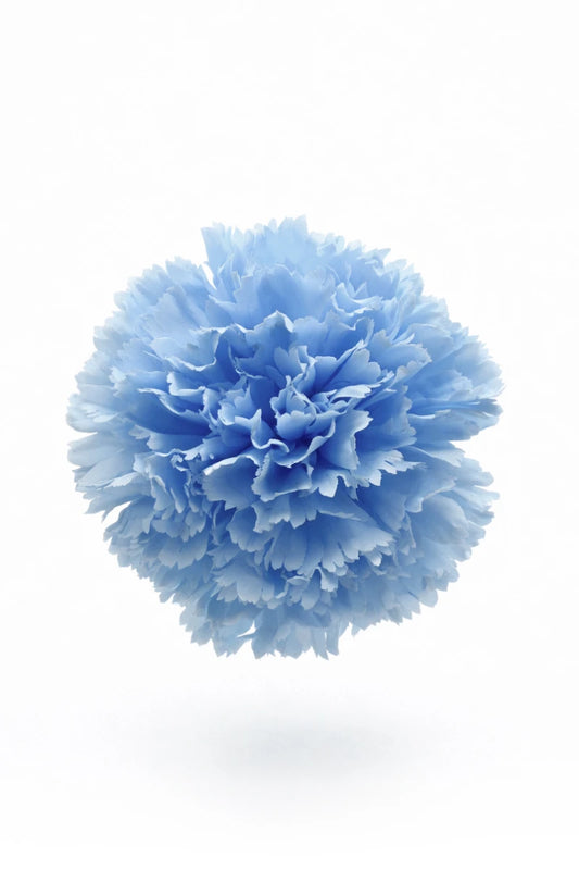 Light Blue Flamenco Carnation Hair Flower