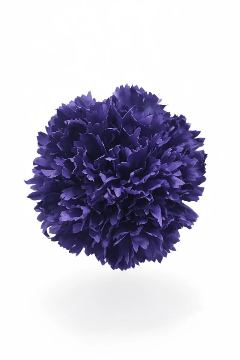 Purple Flamenco Carnation Hair Flower