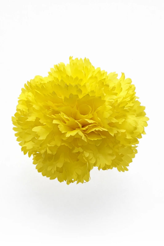 Yellow Flamenco Carnation Hair Flower