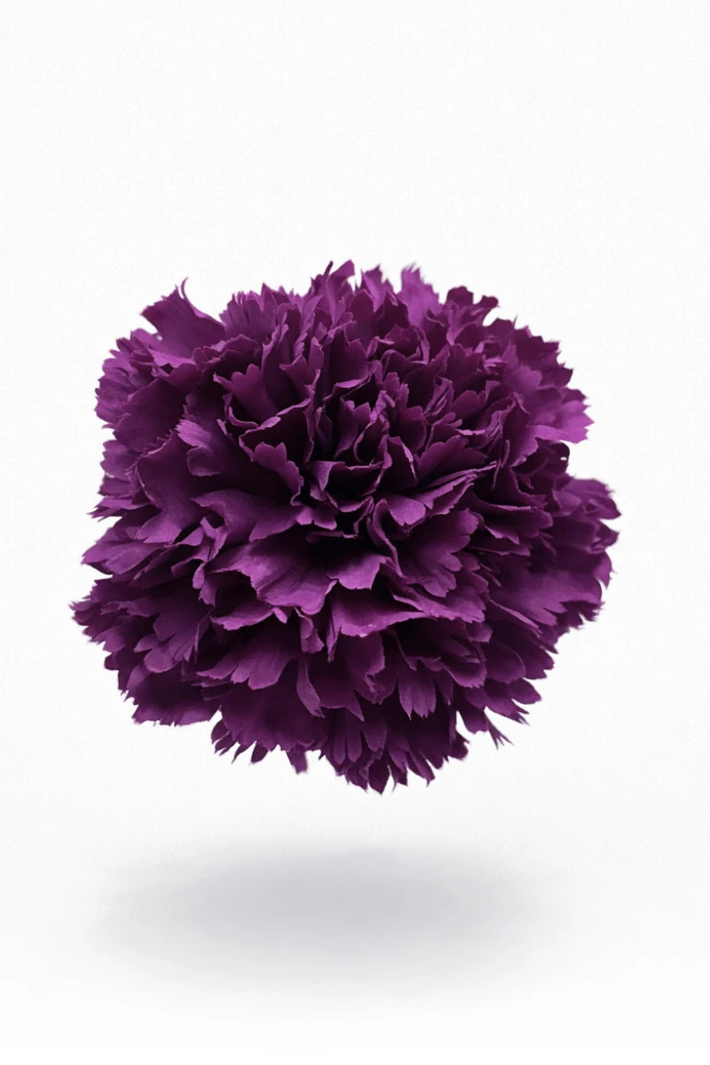 Deep Purple Flamenco Carnation Hair Flower