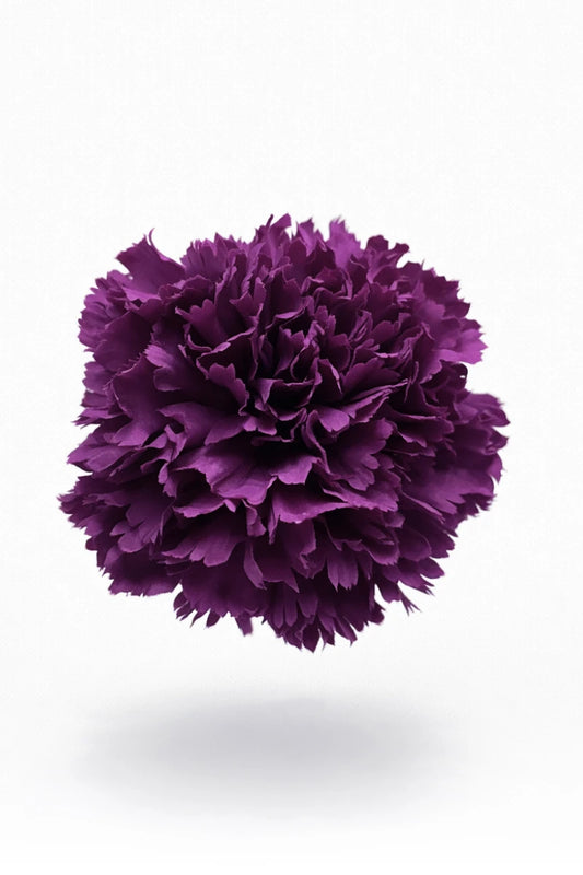 Deep Purple Flamenco Carnation Hair Flower